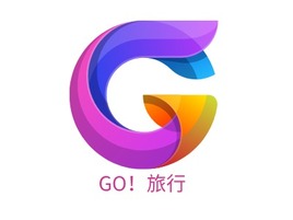 GO！旅行logo标志PPT模板