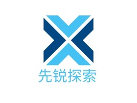 先锐探索logo标志PPT模板