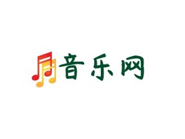 音乐网logo标志PPT模板