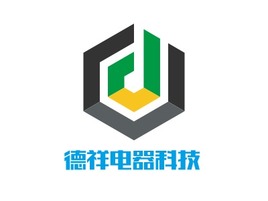 德祥电器科技企业标志PPT模板