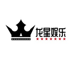 龙星娱乐logo标志PPT模板