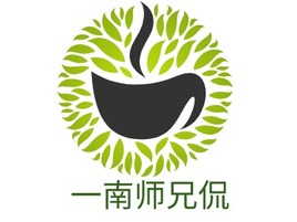 一南师兄侃店铺logo头像PPT模板