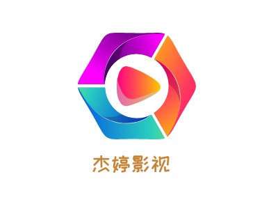 杰婷影视logo标志PPT模板