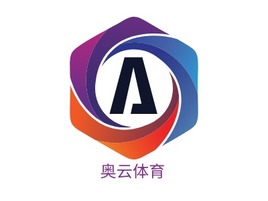 奥云体育logo标志PPT模板