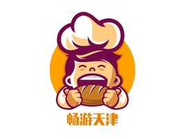 畅游天津店铺logo头像PPT模板