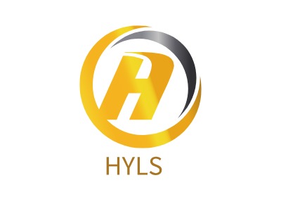 HYLS logo标志PPT模板