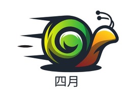 四月logo标志PPT模板