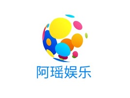 阿瑶娱乐logo标志PPT模板