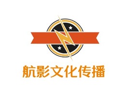 航影文化传播logo标志PPT模板