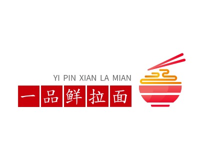 一品鲜拉面店铺logo头像PPT模板