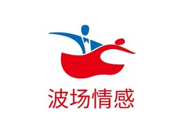 波场情感logo标志PPT模板