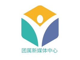 团属新媒体中心logo标志PPT模板