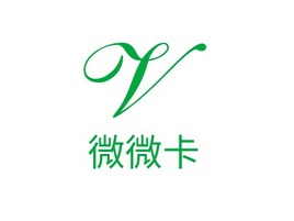 微微卡店铺logo头像PPT模板