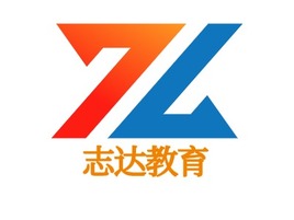 志达教育logo标志PPT模板