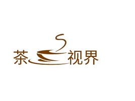 茶      视界店铺logo头像PPT模板