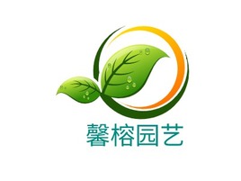 馨榕园艺企业标志PPT模板