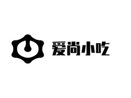 爱尚小吃logo标志PPT模板