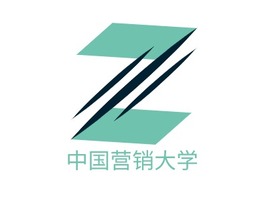 中国营销大学logo标志PPT模板