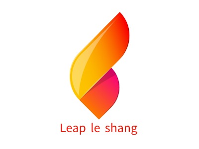 Leap le shanglogo标志PPT模板