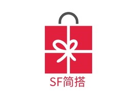 SF简搭店铺标志PPT模板