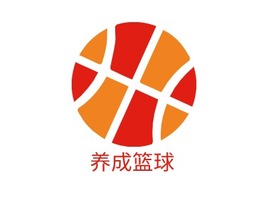 养成篮球logo标志PPT模板