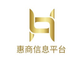 惠商信息平台logo标志PPT模板