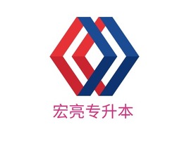 宏亮专升本logo标志PPT模板