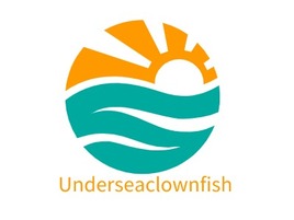 Underseaclownfishlogo标志PPT模板