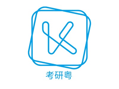 考研粤logo标志PPT模板