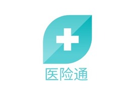 医险通门店logo标志PPT模板